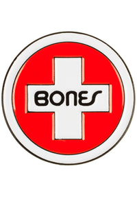 Swiss Circle Lapel Pin white Vorderansicht