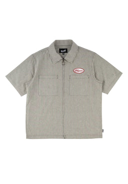 Garage Printed Oxford black-grey Vorderansicht