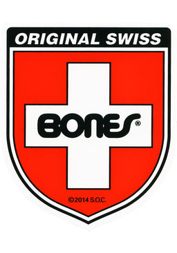 Swiss Shield 3.5 Sticker white Vorderansicht