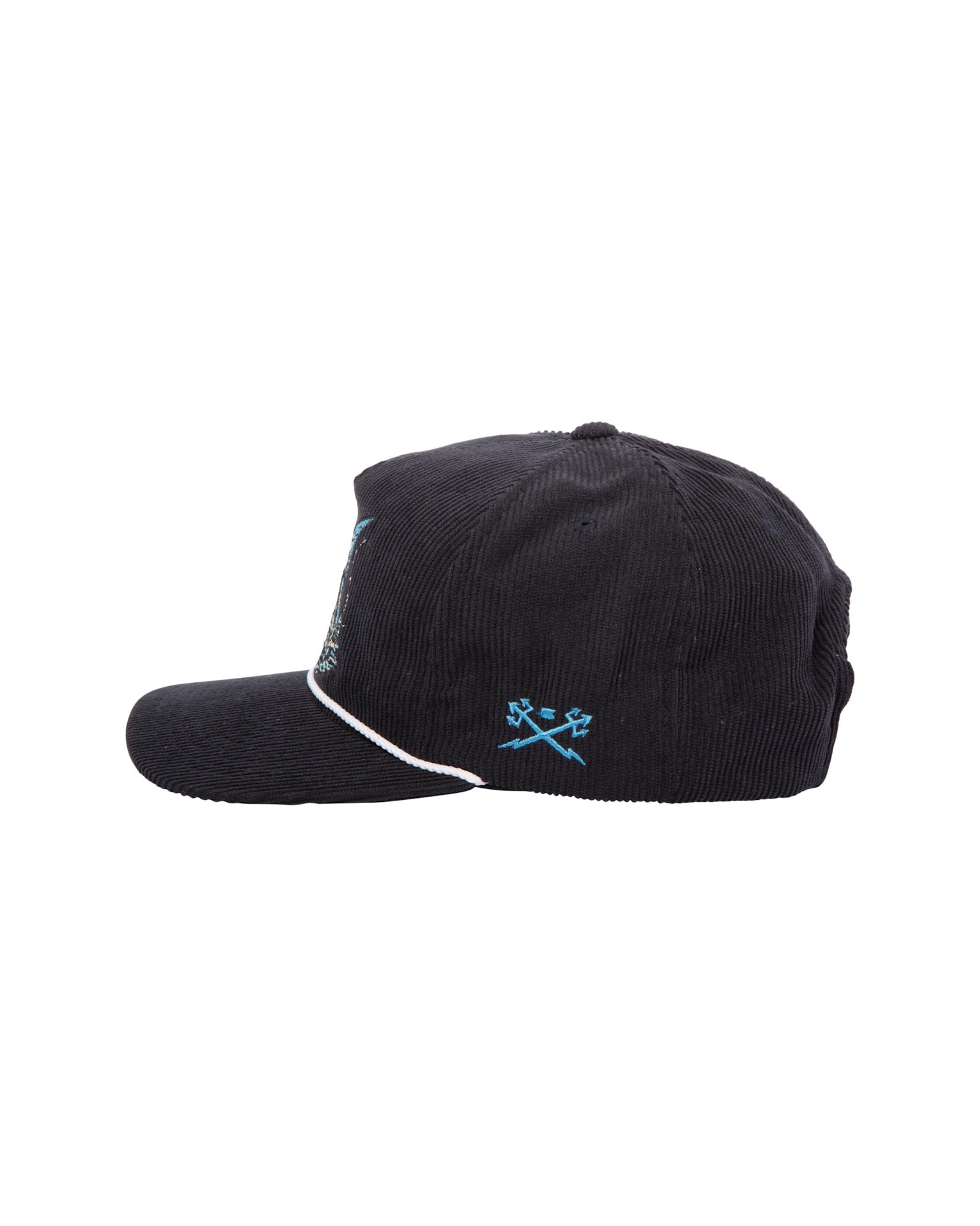 Bait Shop Unstructured Snapback navy Seitenansicht