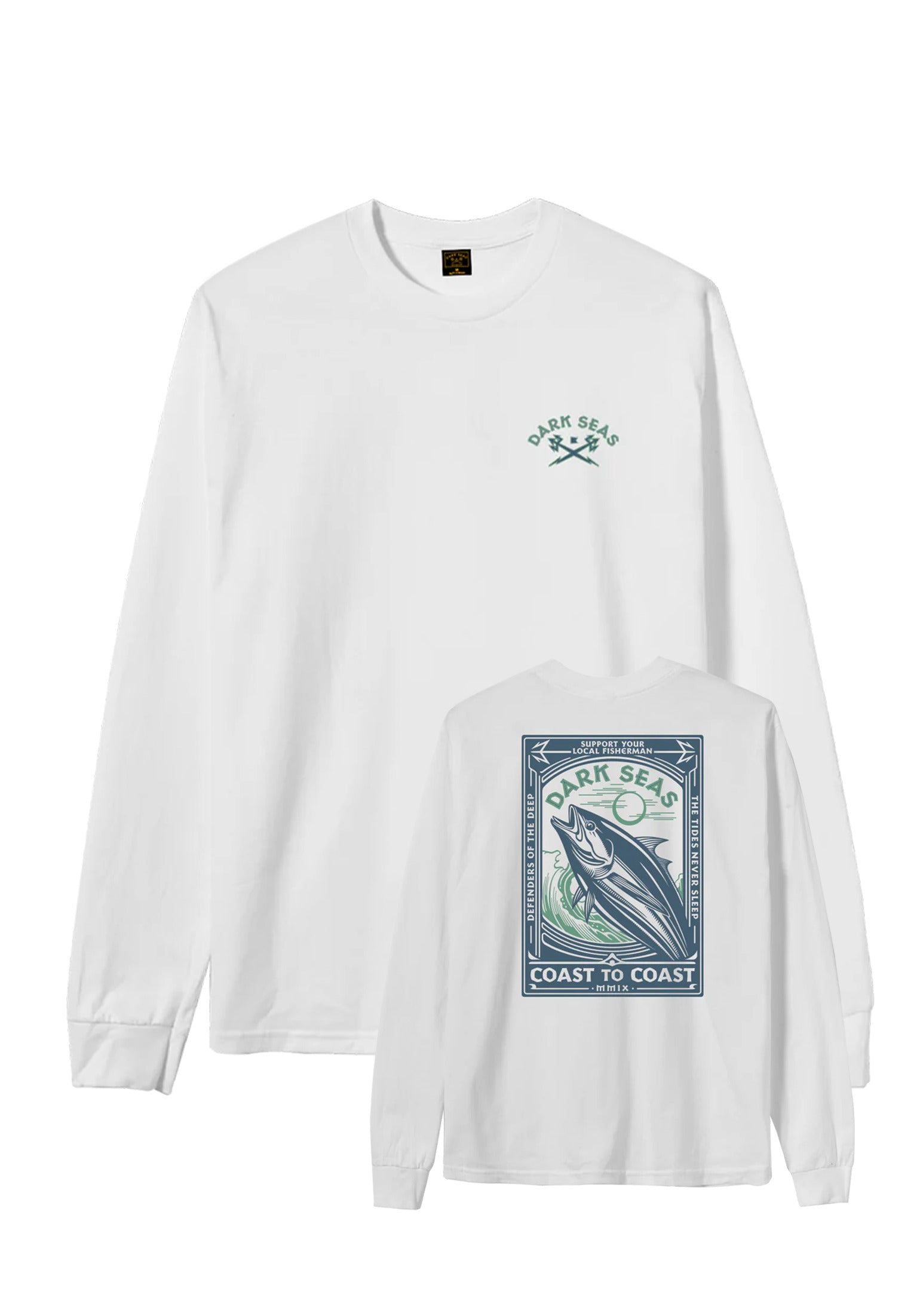 Never Sleep white Vorderansicht