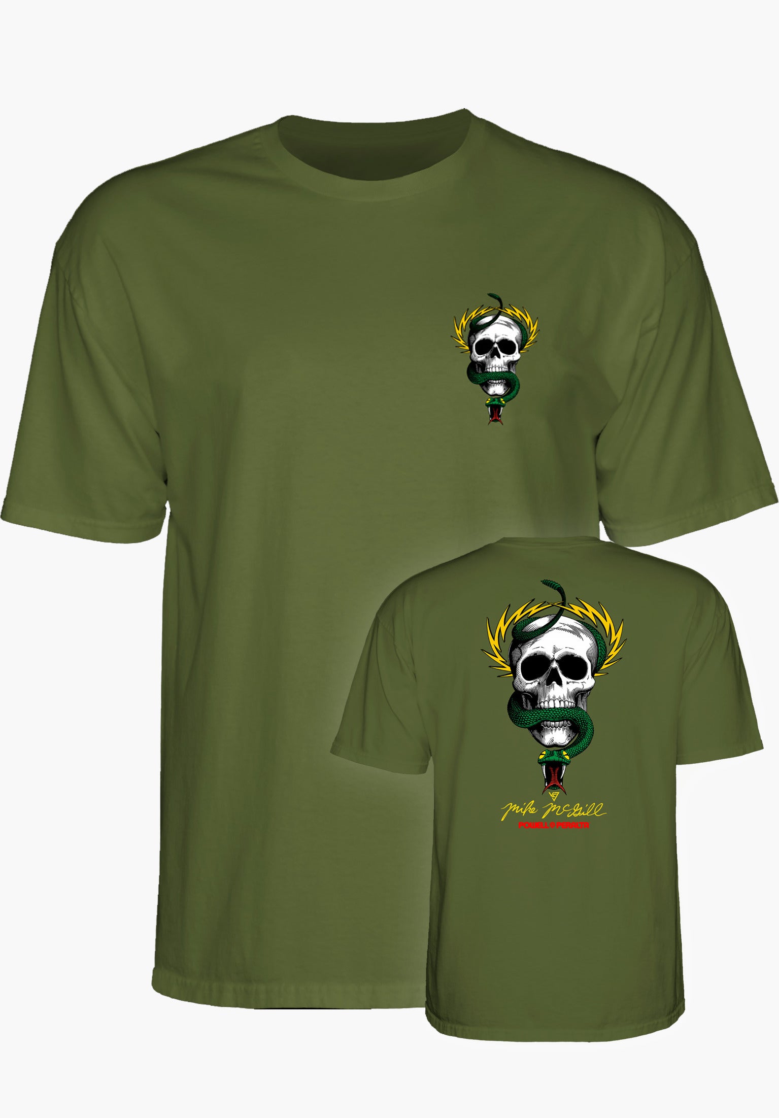 Mc Gill Skull & Snake Vorderansicht