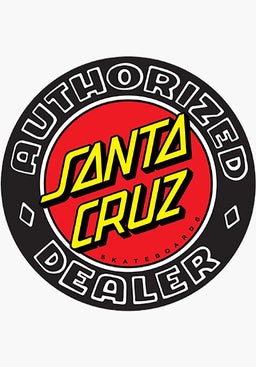 DOT Authorized Dealer Sticker red-yellow Vorderansicht