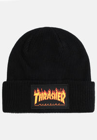Flame Patch black Vorderansicht