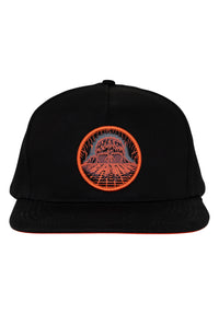 Lost At Sea 5-Panel Structured Snapback black Vorderansicht