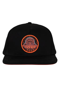 Lost At Sea 5-Panel Structured Snapback black Vorderansicht