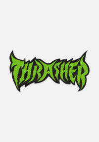 Metal Sticker black-green Vorderansicht