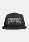 One-Liner Trucker Hat black-black Vorderansicht