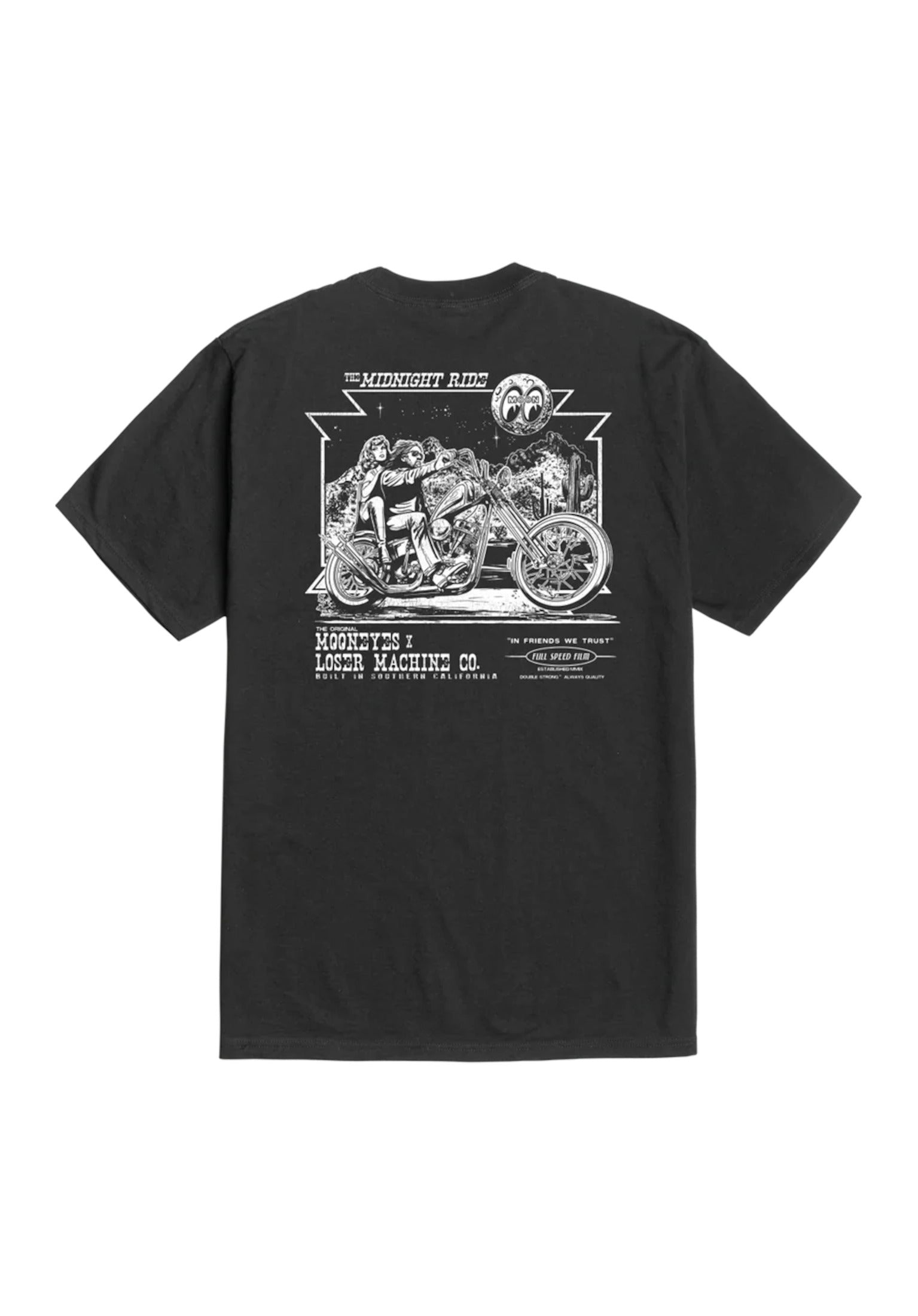 x Mooneyes Midnight Ride black Vorderansicht