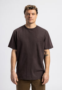 Easy Tee darkcoffeefaded Vorderansicht