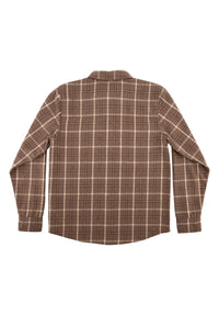 Belmont Flannel Top brown-tan Rueckenansicht