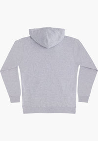 Logo Outline Heavyweight grey heather Rueckenansicht