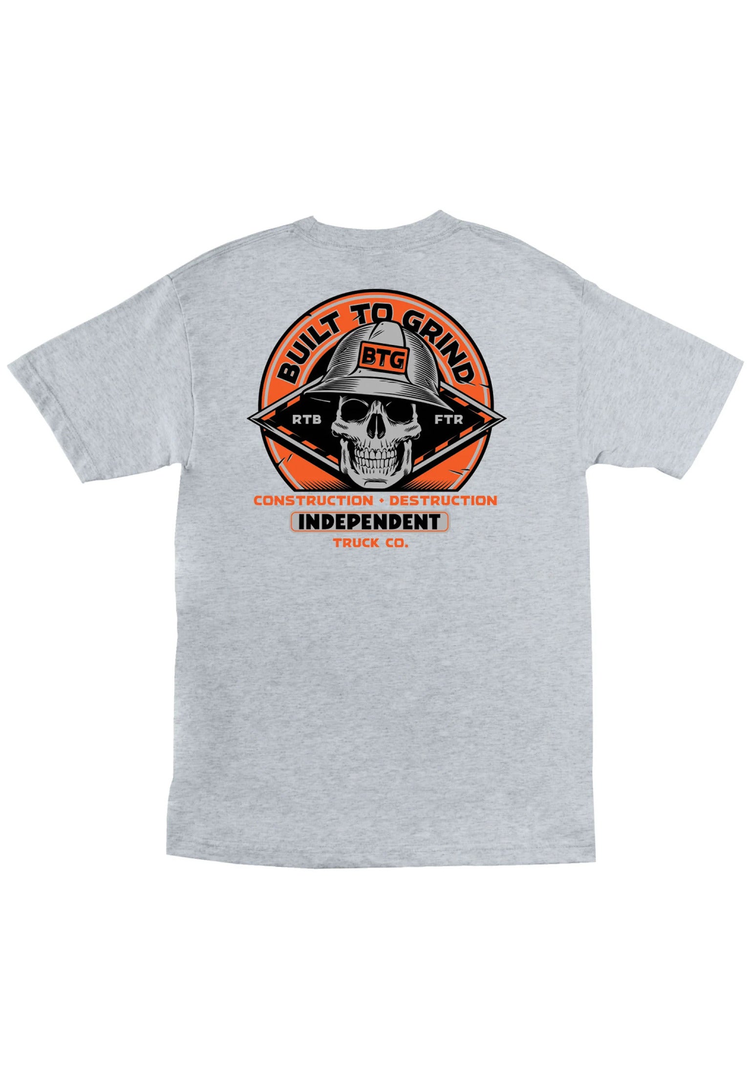 Built To Grind Hard Head Heavyweight sportgrey Vorderansicht