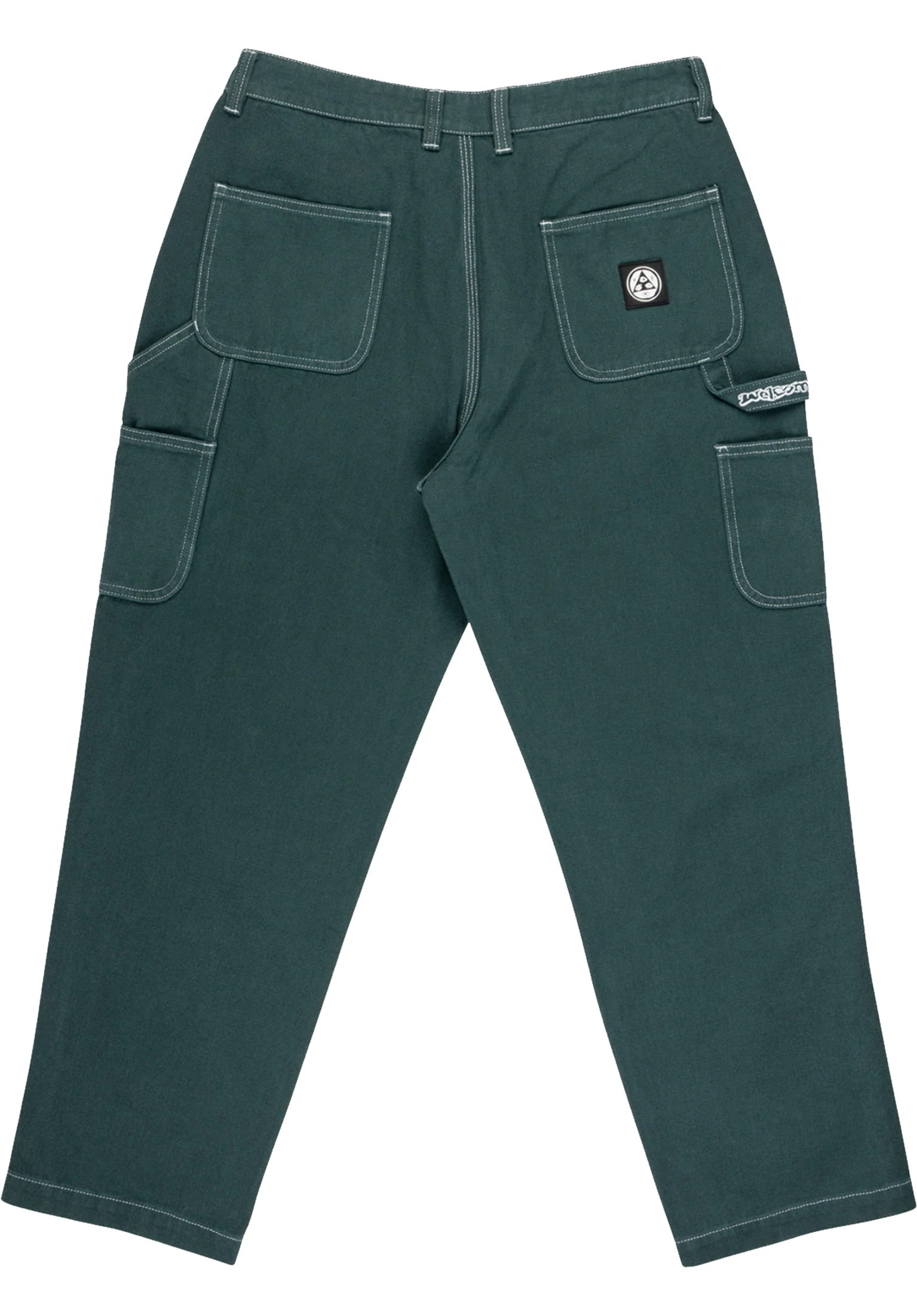 Brace Double-Knee Canvas Carpenter Pant spruce Rueckenansicht