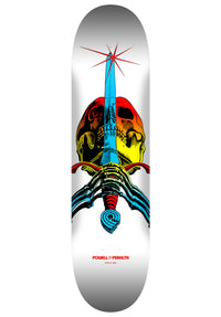 Skull & Sword Fade Popsicle yellow fade / white Vorderansicht