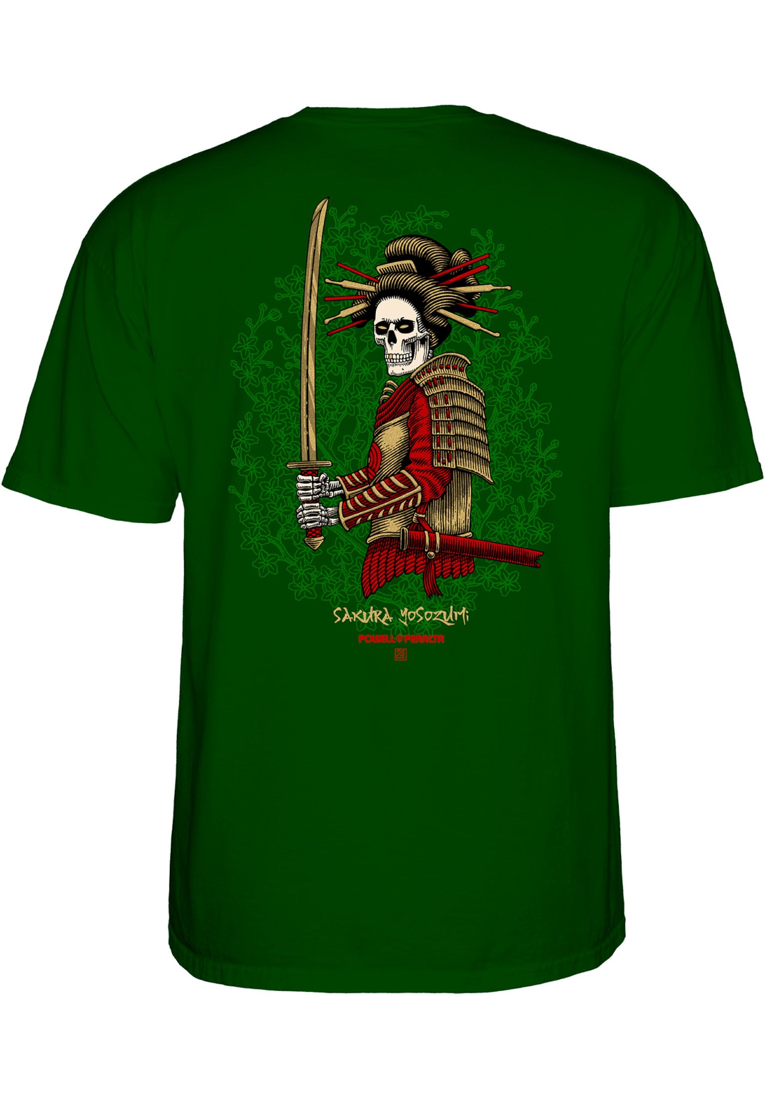 Sakura Yosozumi Onna Bugeisha forest green Vorderansicht