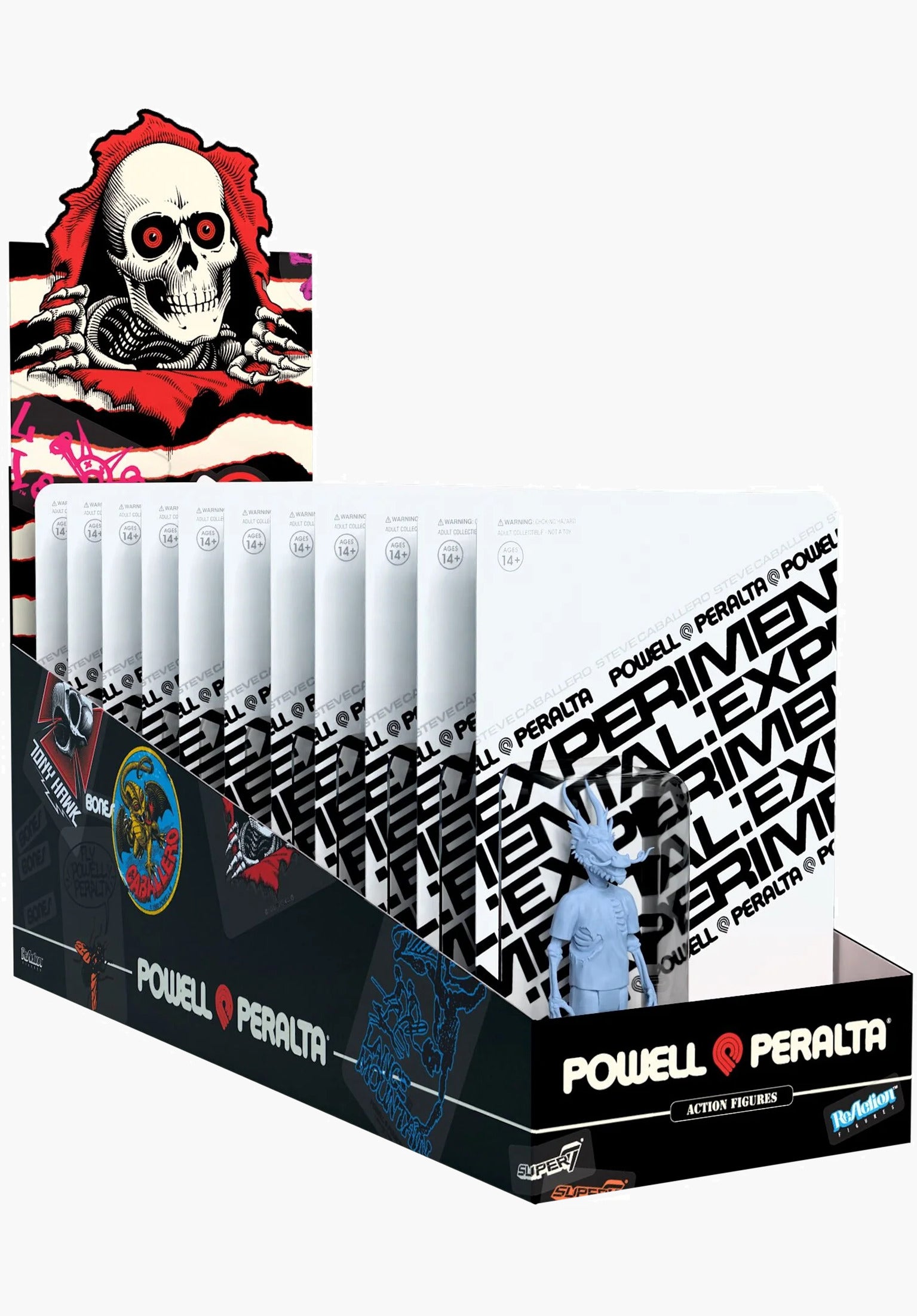 Powell-Peralta ReAction Figure Wave 1A Experimenta lightblue Vorderansicht