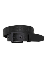 Bar Logo leather black Vorderansicht