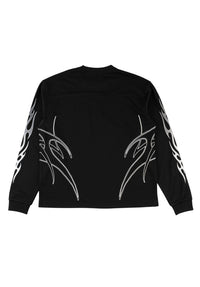 Scrub Mesh Racing Jersey black Closeup1