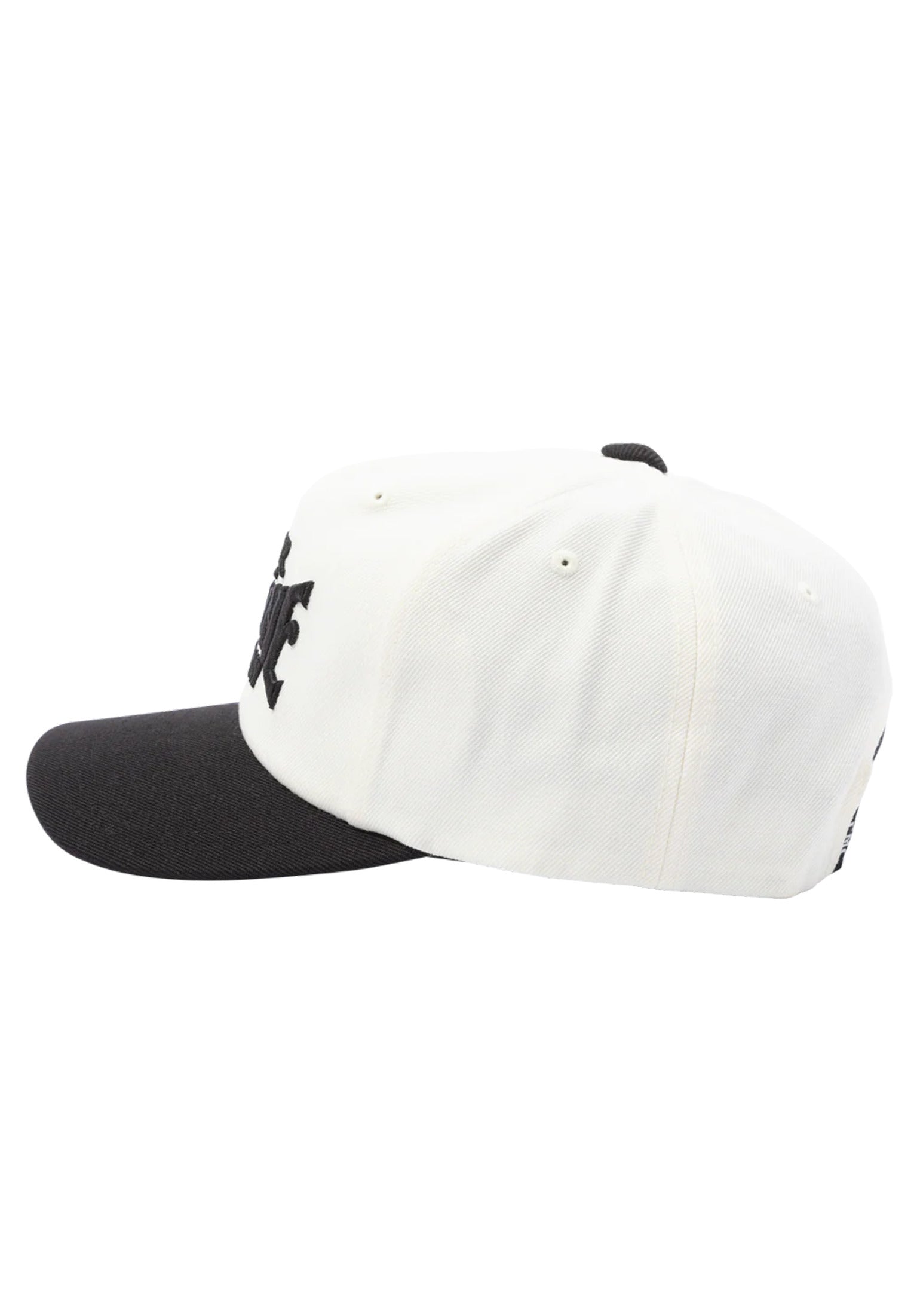 Ronnie Snapback Low white-black Closeup1
