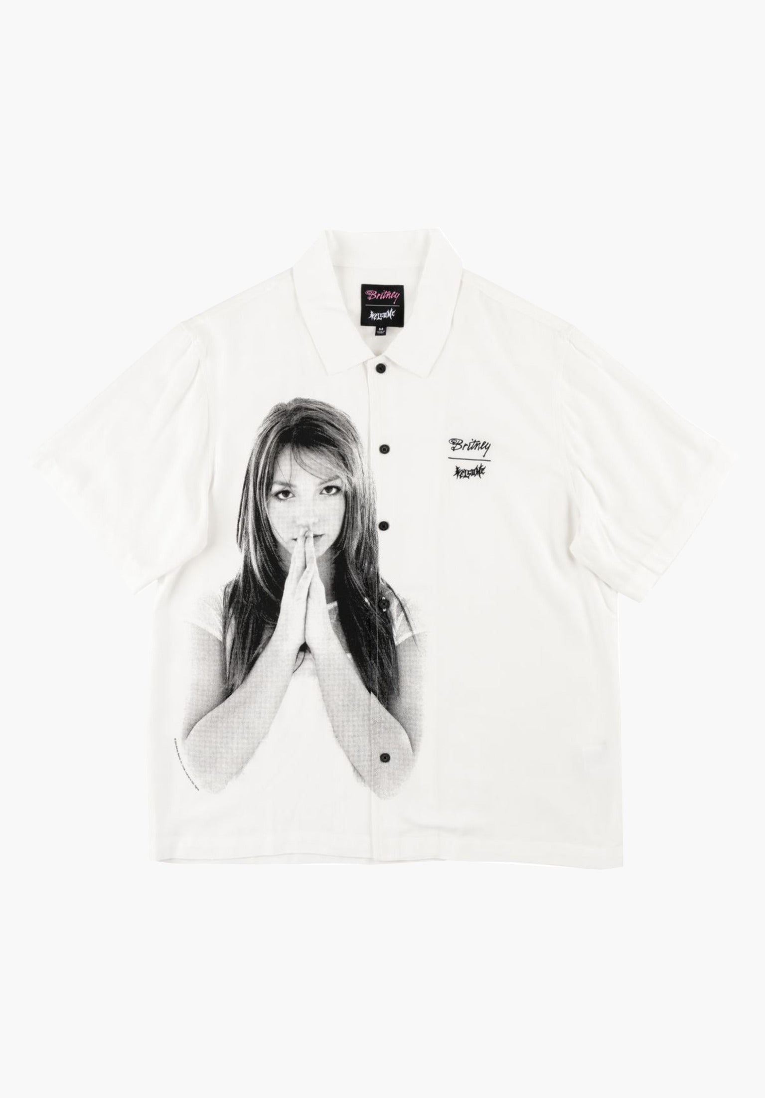 x Britney Spears Rayon Photo white Vorderansicht