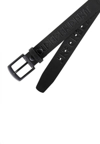 Bar Logo leather black Rueckenansicht