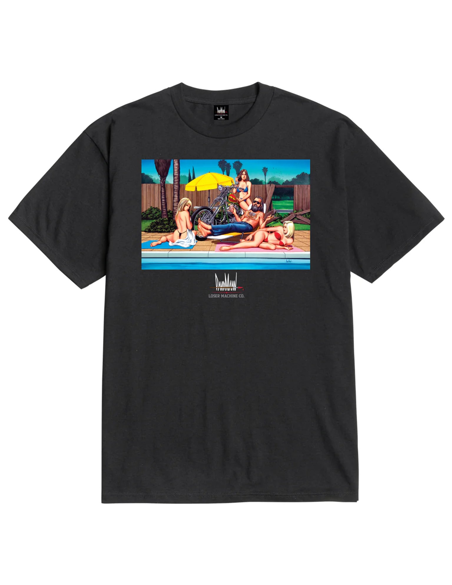 David Mann - Poolside black Vorderansicht