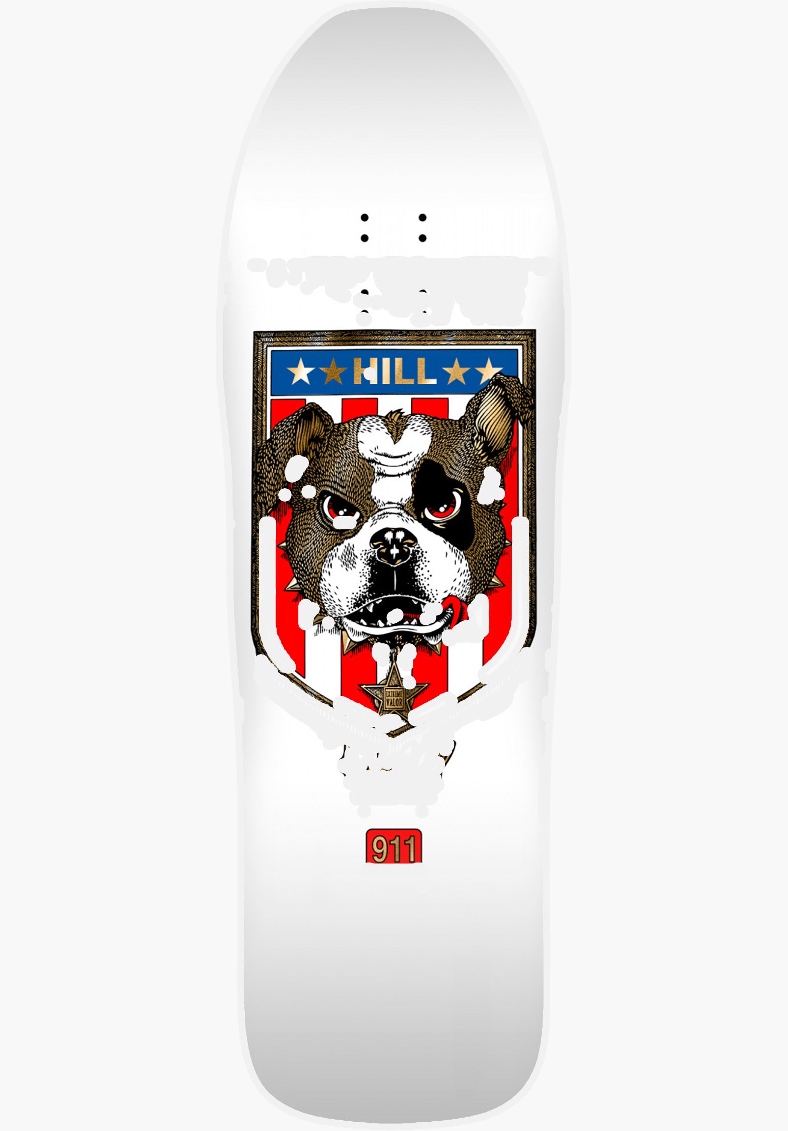 Frankie Hill Bulldog white/gold foil Vorderansicht