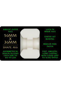 Dragons Nano Rat 88A AV6 Asymmetrical Medium Ride offwhite Rueckenansicht