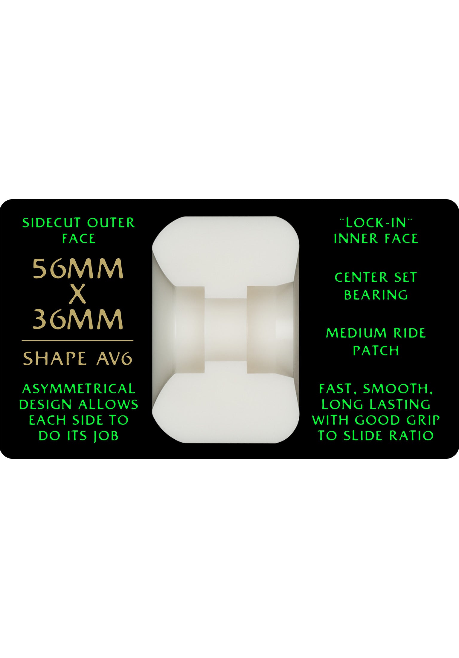 Dragons Nano Rat 88A AV6 Asymmetrical Medium Ride offwhite Rueckenansicht