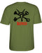 Rat Bones military-green Vorderansicht