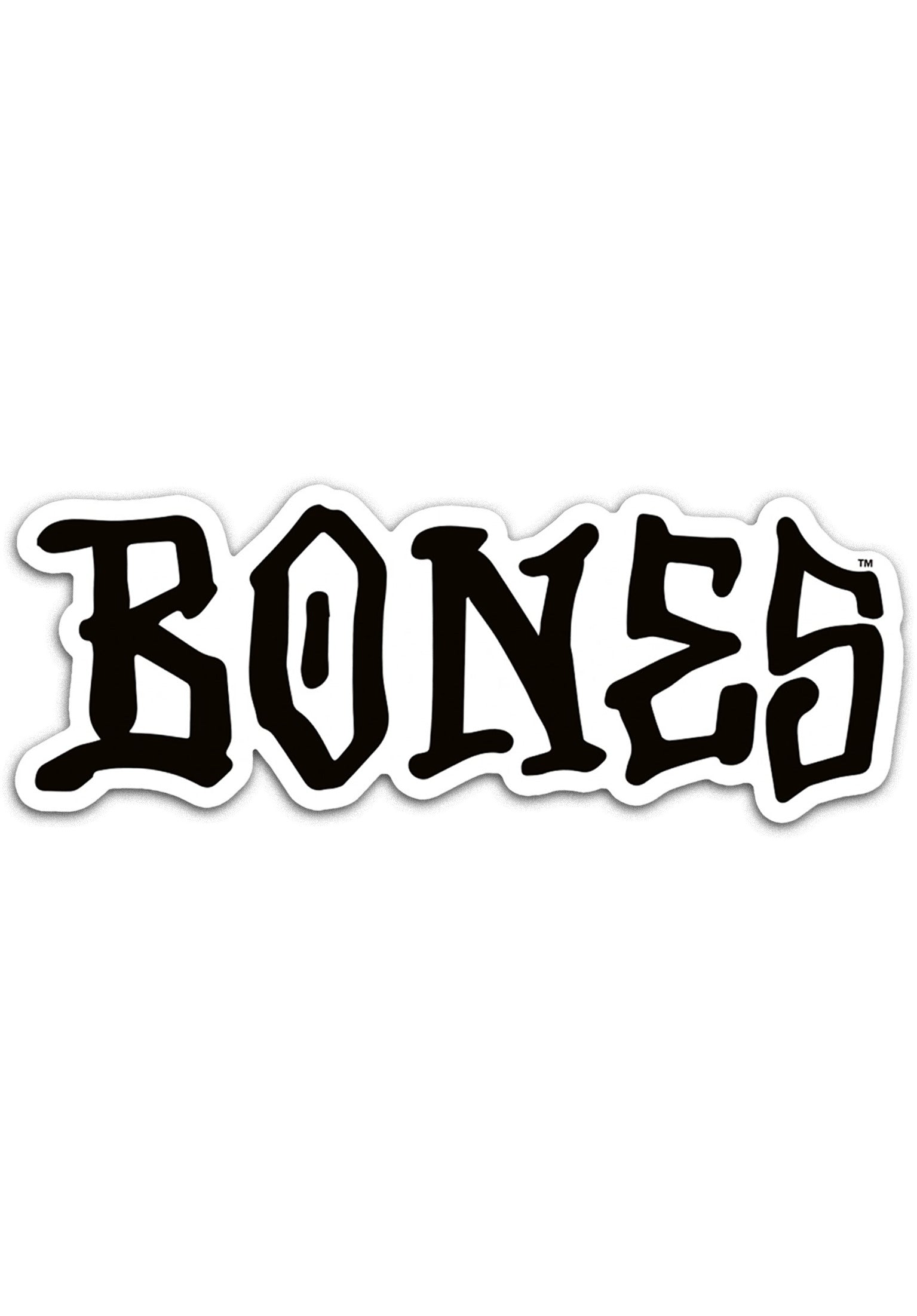OG Bones 3 Sticker black Vorderansicht