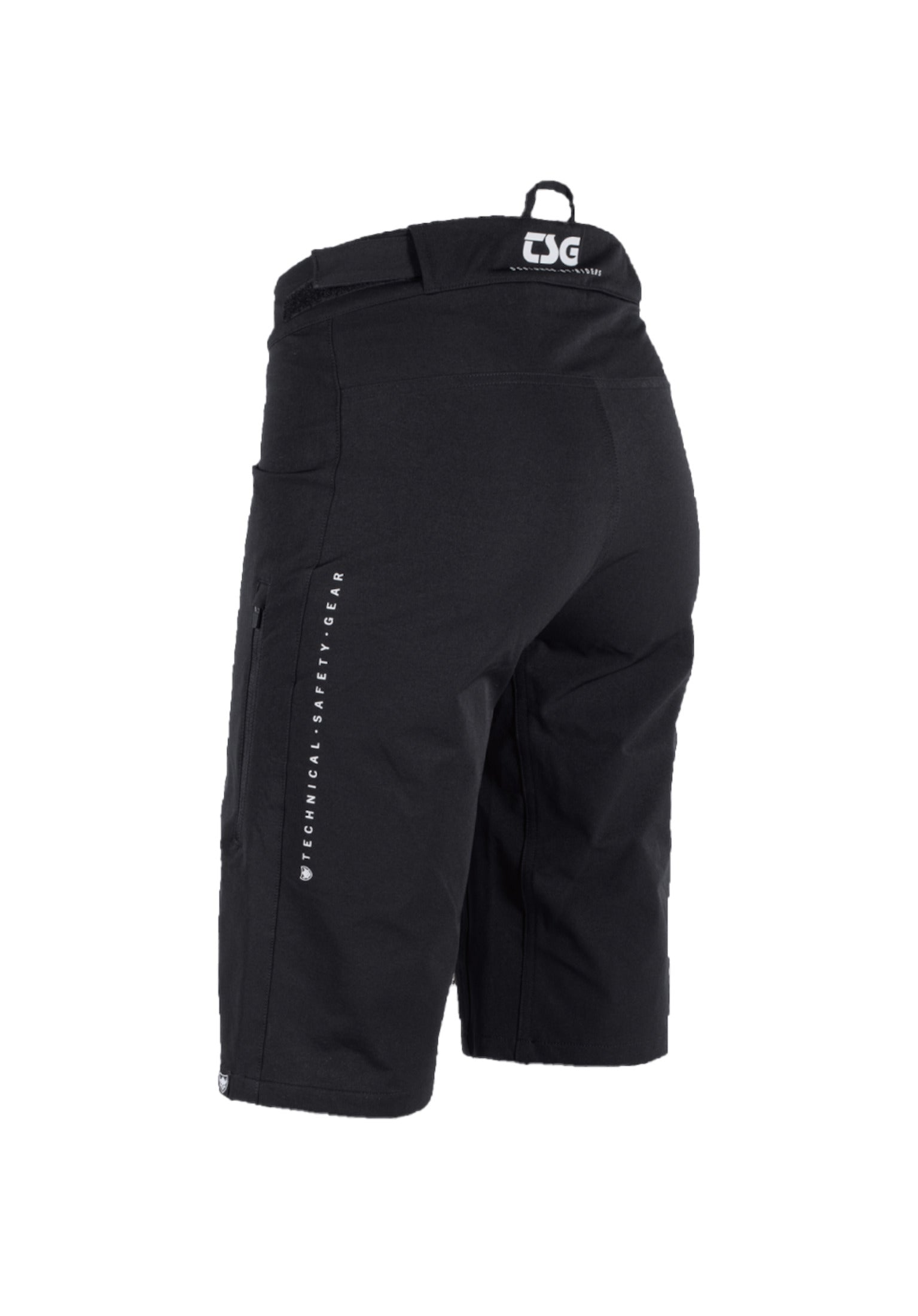 Seen Shorts black Rueckenansicht