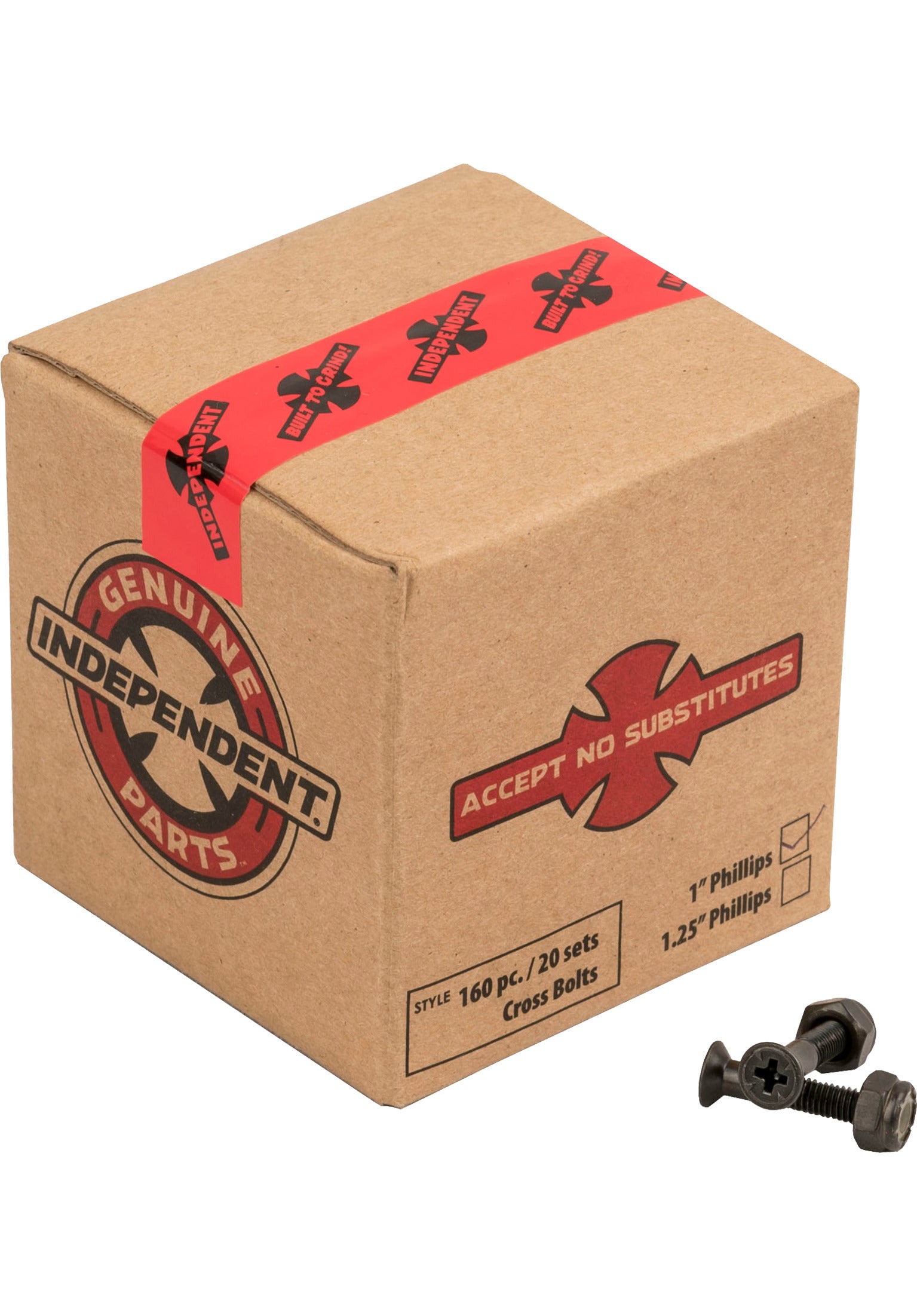 Cross Bolts Philips 1 Bulk 160 black Vorderansicht