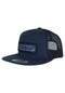 Sand Cast 5-Panel Mesh Structured High Snapback navy Vorderansicht