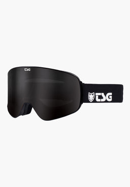 Goggle Four solid black-black Vorderansicht