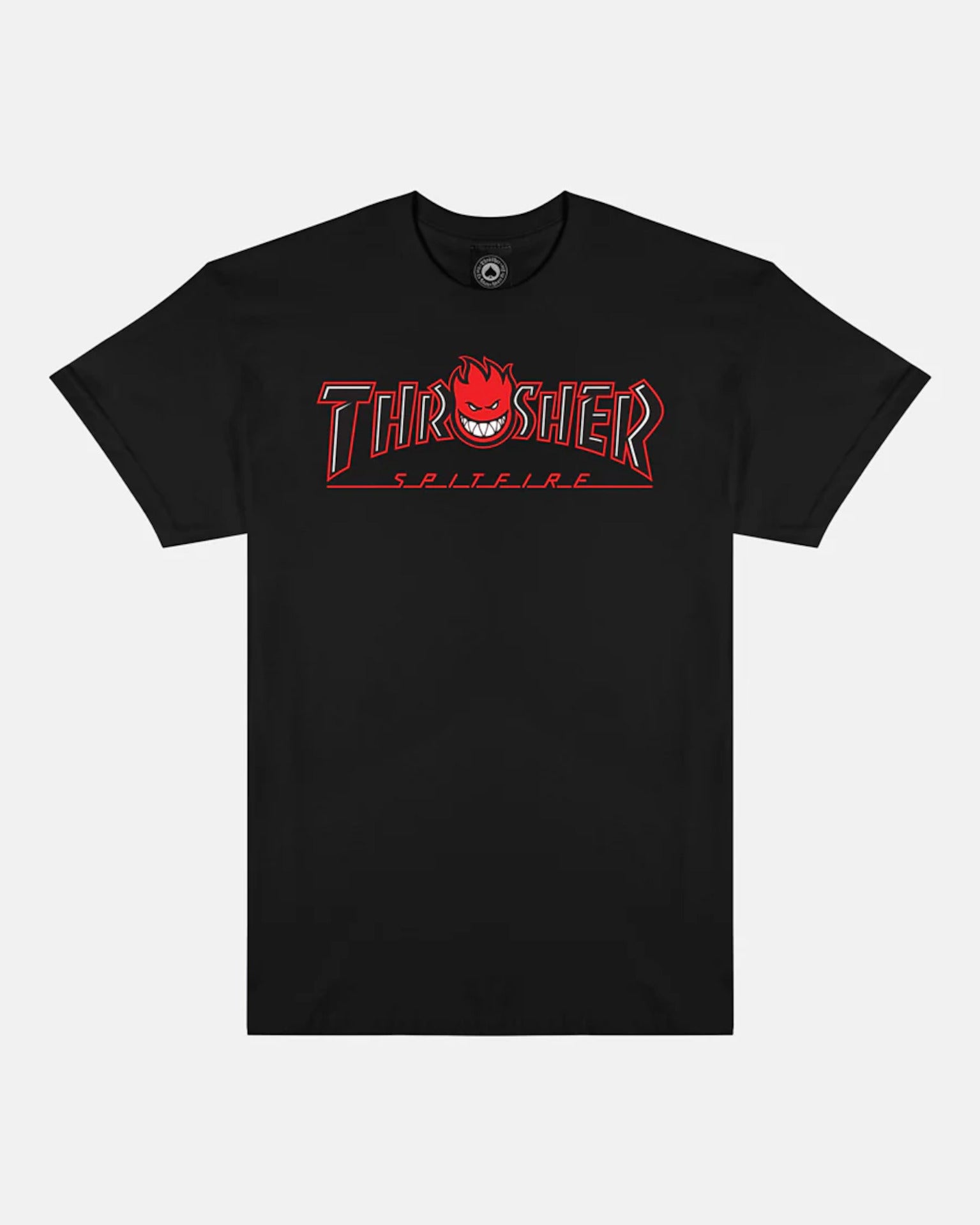 x Spitfire - Big Head Outline black Vorderansicht