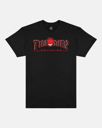 x Spitfire - Big Head Outline black Vorderansicht