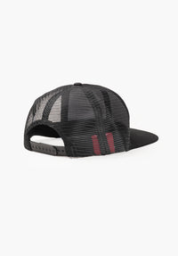 Republic Mesh Trucker Structured black Rueckenansicht