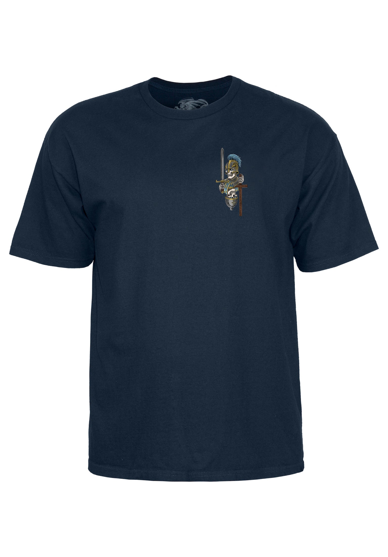 Dan Corrigan Chess Skulls navy Rueckenansicht