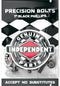 1-1/2 Kreuz black Vorderansicht