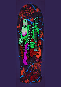 X Stranger Things Meek Slasher Eddie glow-in-the-dark Rueckenansicht