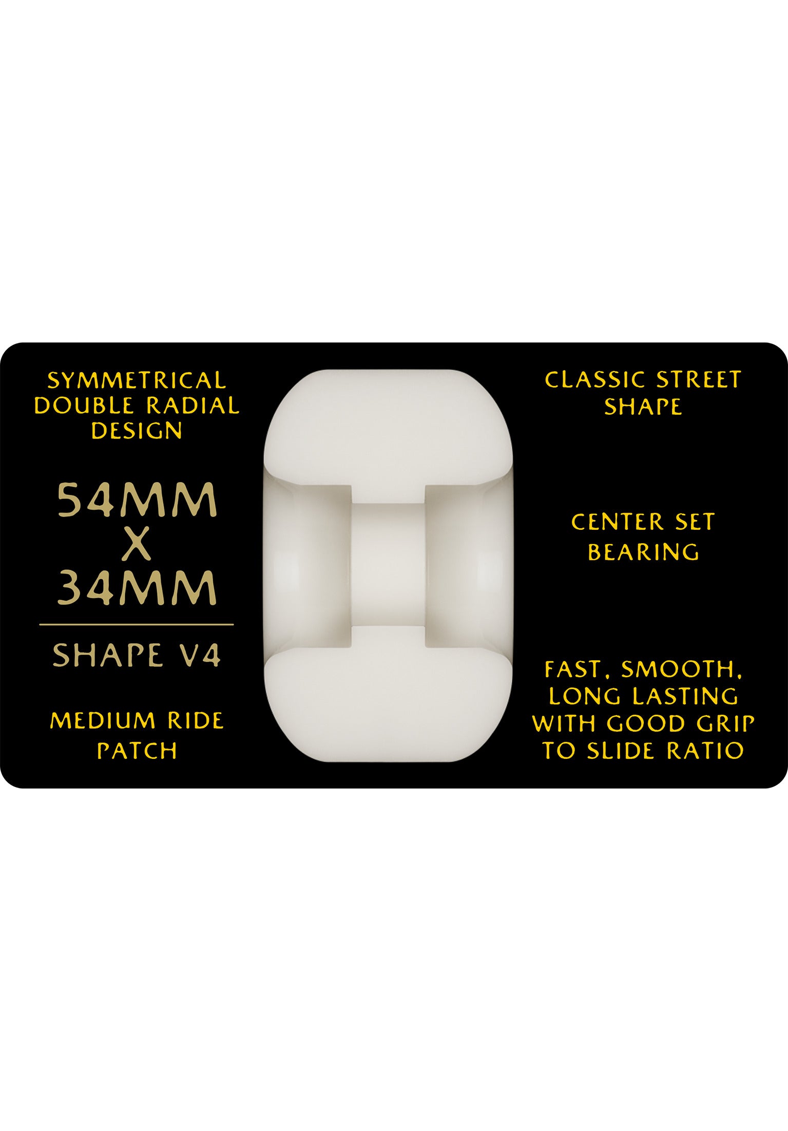 Dragons 95A V4 Symmetrical Medium Ride offwhite Rueckenansicht