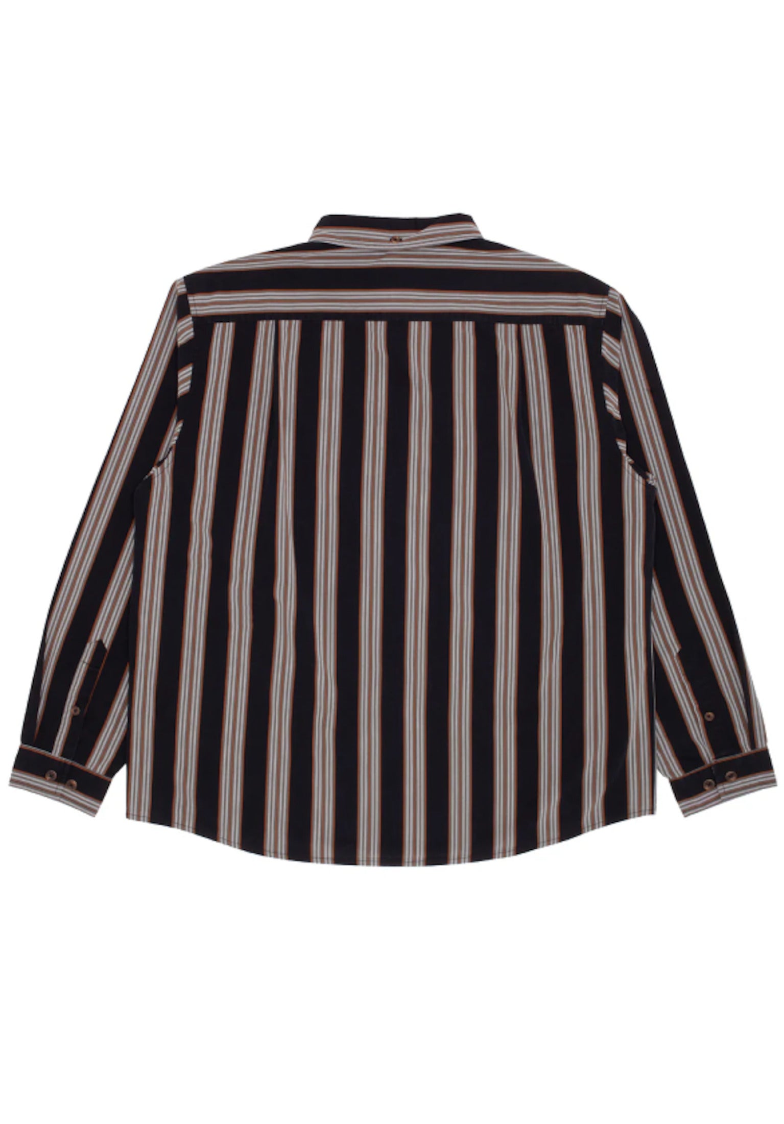 Long Sleeve Button Down black stripe Rueckenansicht