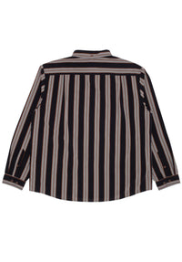 Long Sleeve Button Down black stripe Rueckenansicht