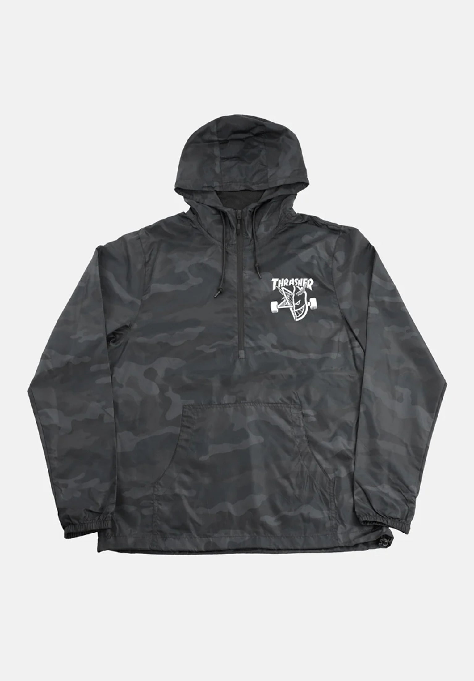 x Spitfire - Thrash & Burn Anorak black-camo Vorderansicht