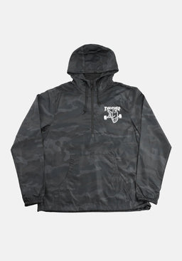 x Spitfire - Thrash & Burn Anorak black-camo Vorderansicht