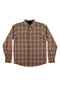 Belmont Flannel Top brown-tan Vorderansicht