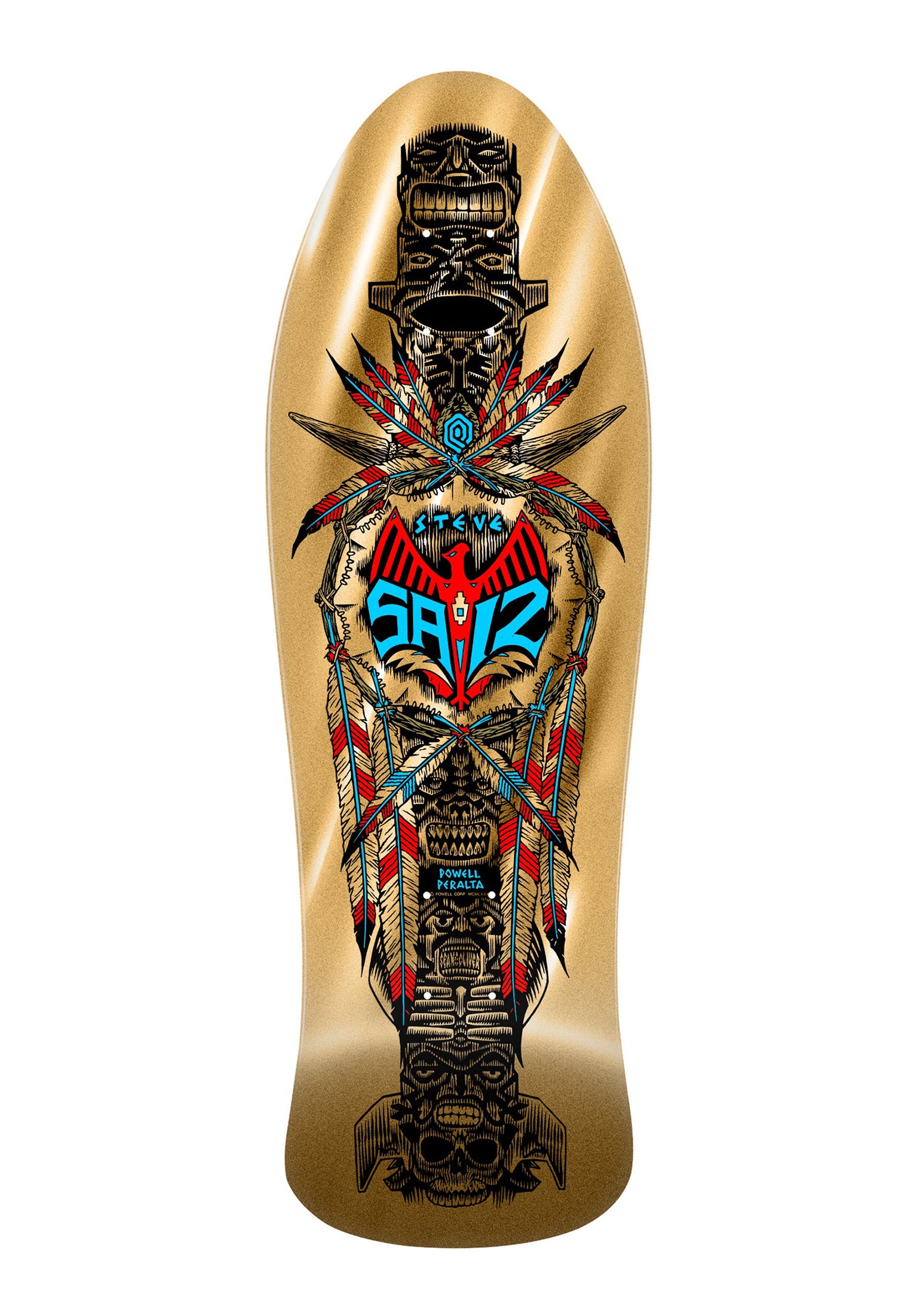 Steve Saiz Totem gold-foil Vorderansicht