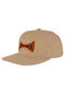 Built To Grind Span 5-Panel Unstructured Snapback khaki Vorderansicht